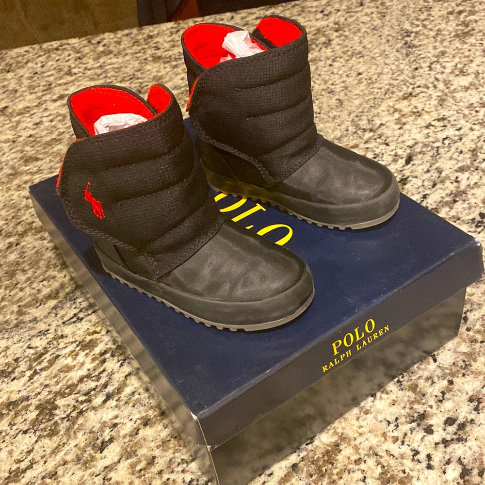 Polo boots for little boys